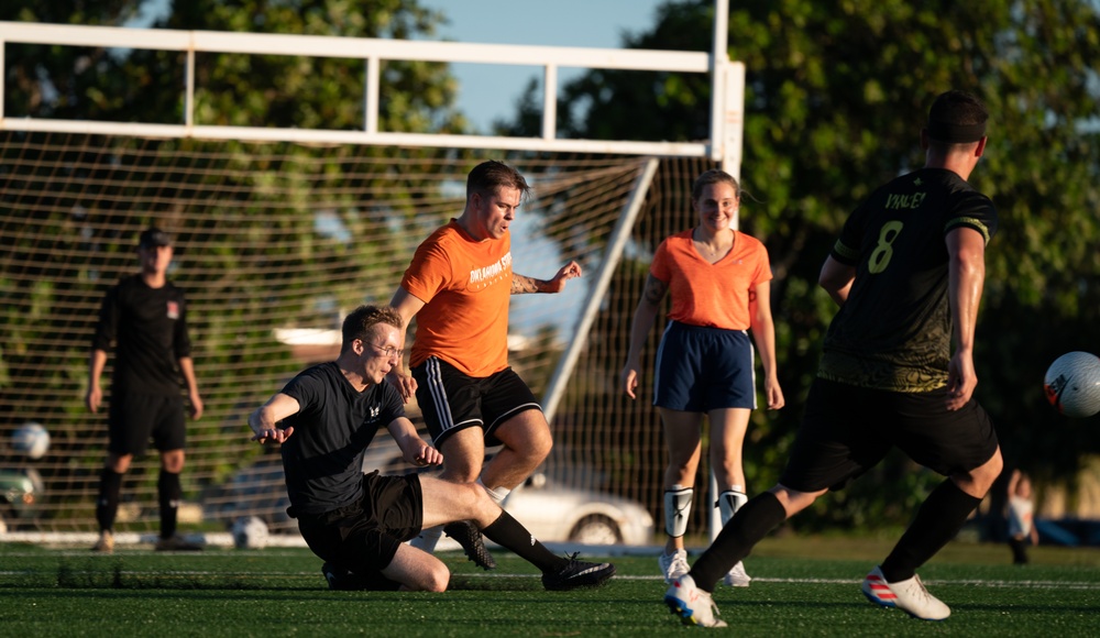 Intramural soccer kicks off at Andersen AFB