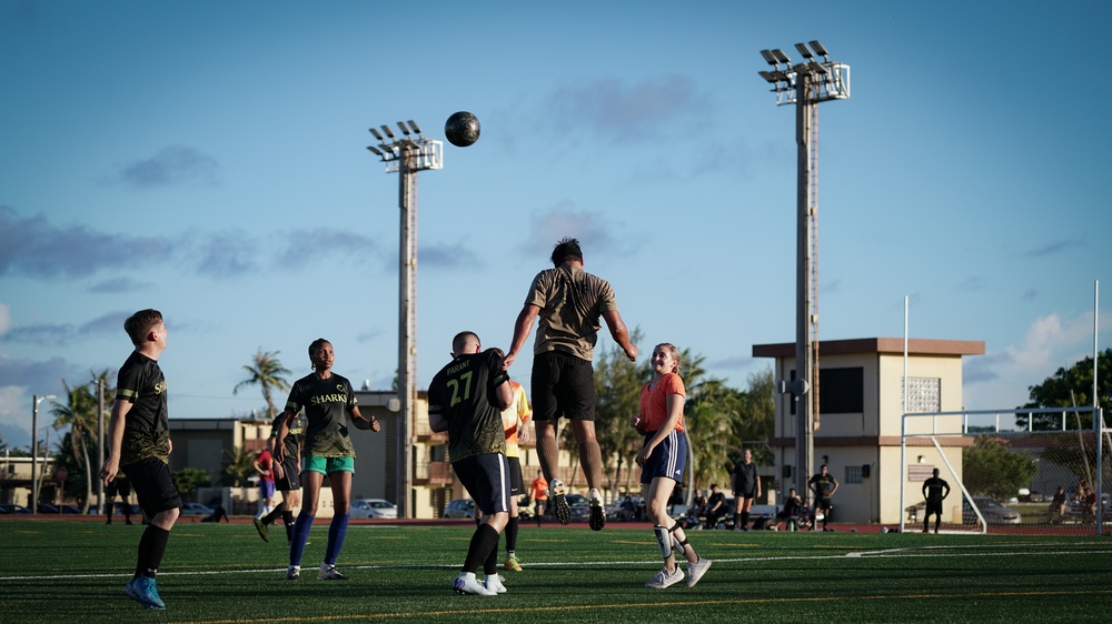 Intramural soccer kicks off at Andersen AFB