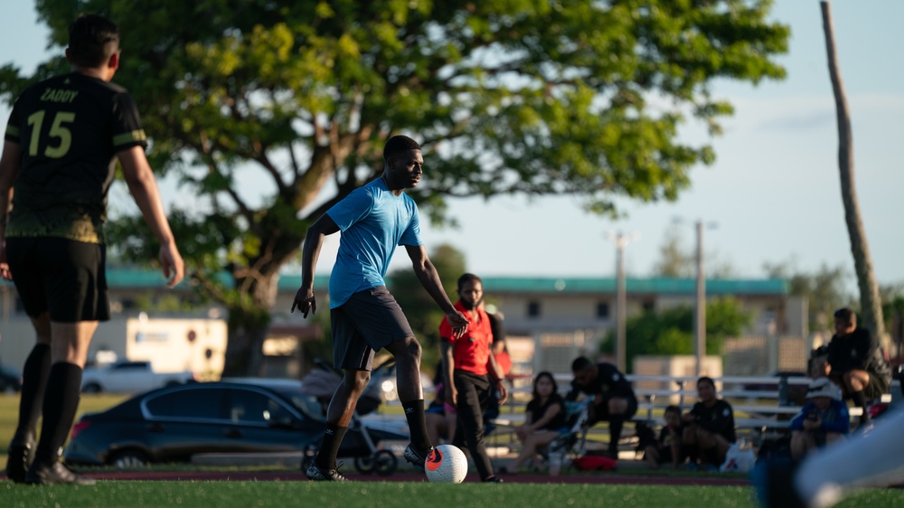 Intramural soccer kicks off at Andersen AFB