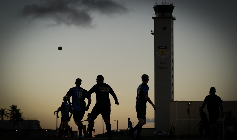 Intramural soccer kicks off at Andersen AFB