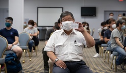 Yokota begins administering COVID-19 vaccines to local employees