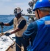 USS Mahan (DDG 72) Conducts Replenishment-At-Sea