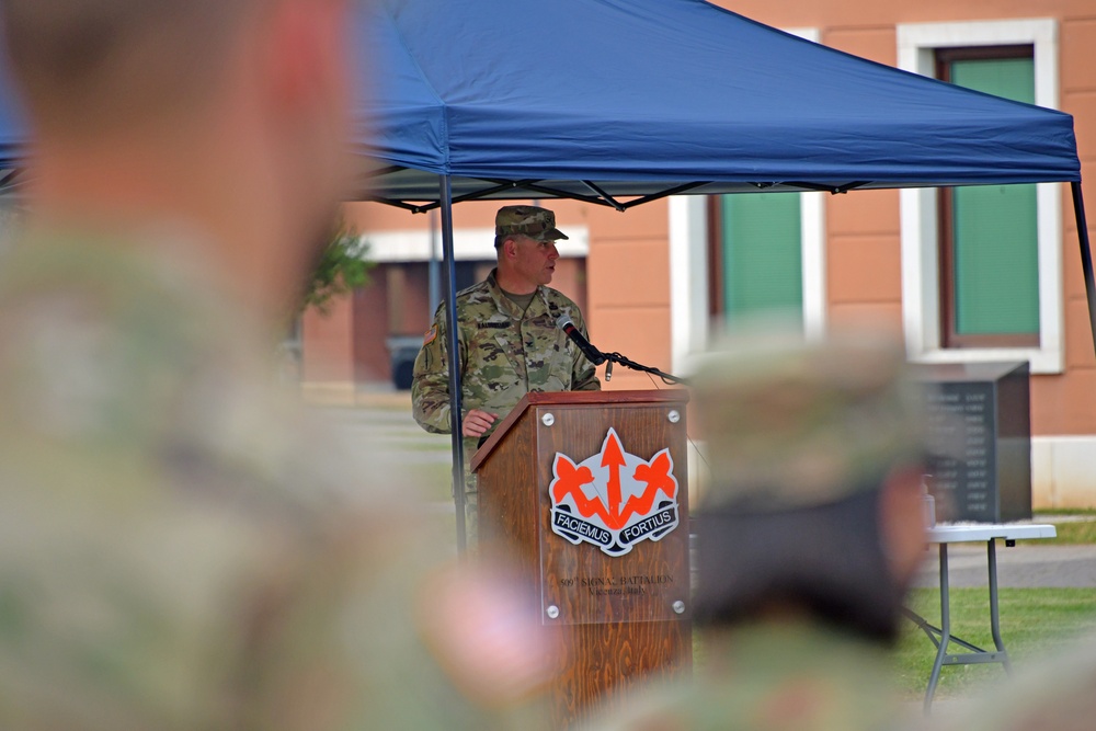 509th Strategic Signal Battalion Change of Command Ceremony, June 17, 2021