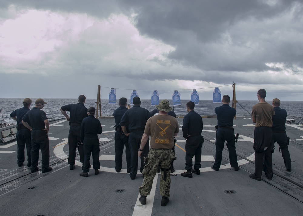 USS Lassen underway