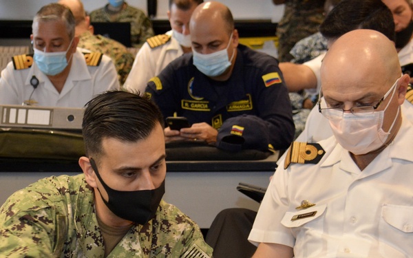 USNAVSO/ U.S. 4th Fleet Service Members and Partner Nation Navies Participate in U.S. SOUTHCOM PANAMAX 2021