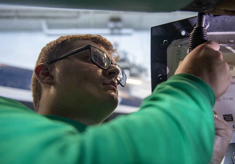 USS Harry S. Truman (CVN 75) transits the Atlantic Ocean.