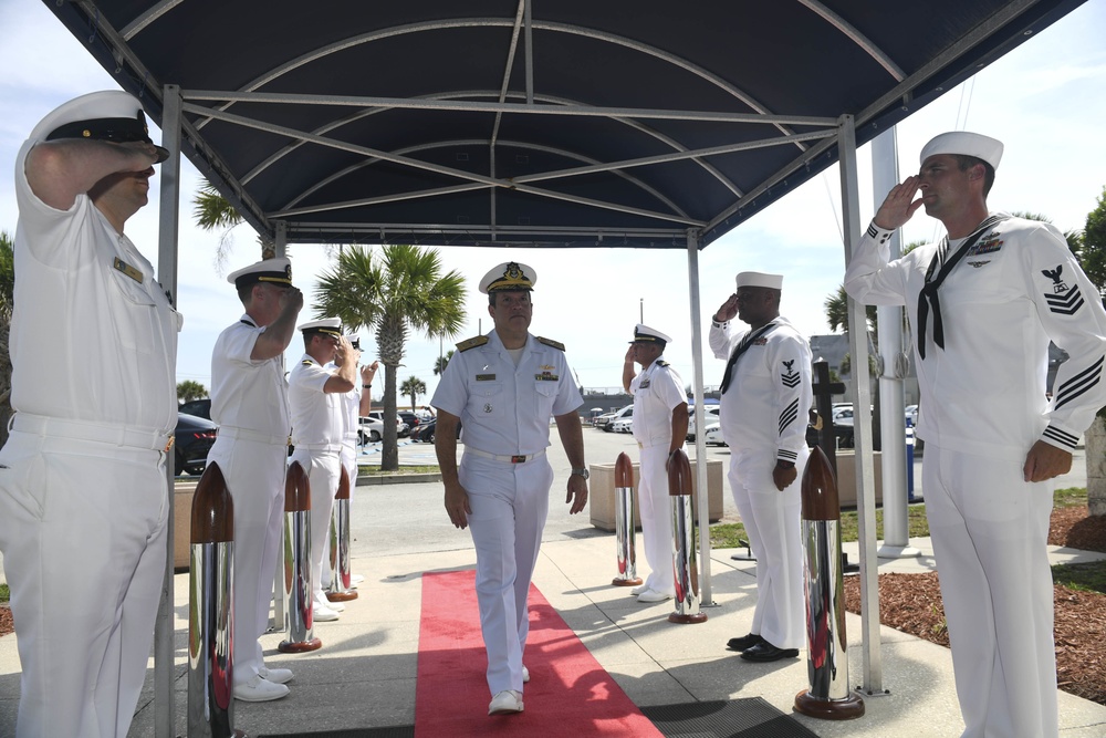 Brazilian Naval Attaches Meet with USNAVSO/ U.S. 4th Fleet Commander as Part of Key Leader Engagements