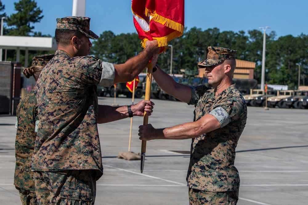 Marine Air Support Squadron 1 Change of Command