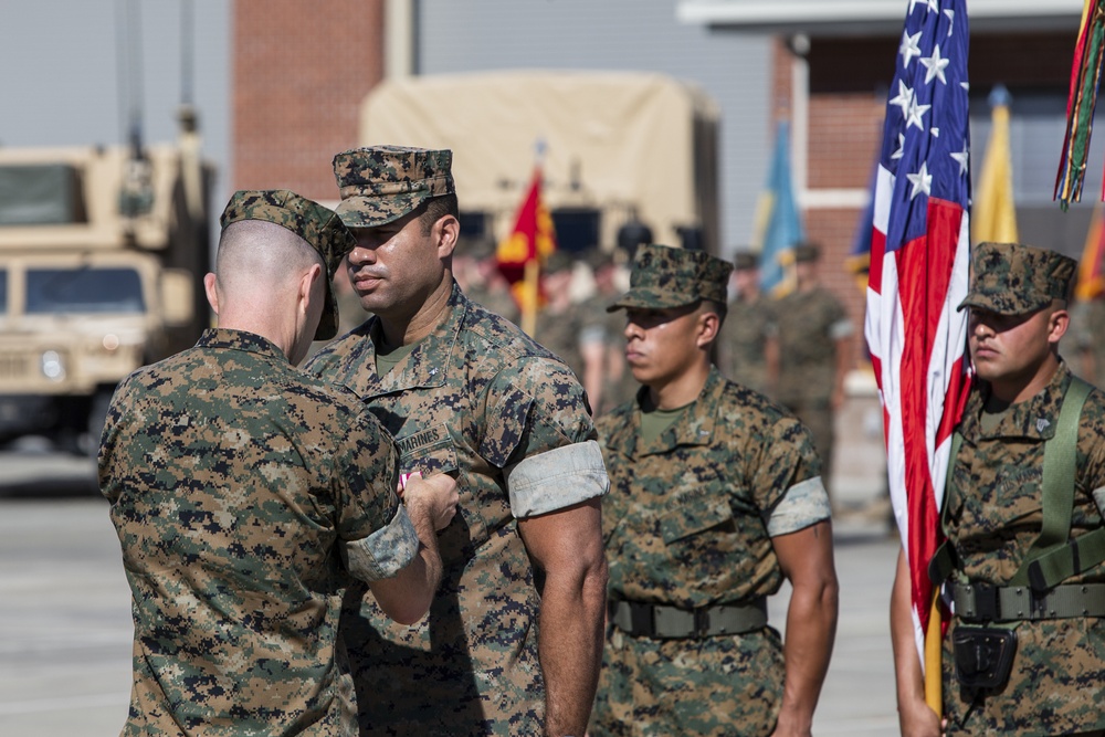 Marine Air Support Squadron 1 Change of Command