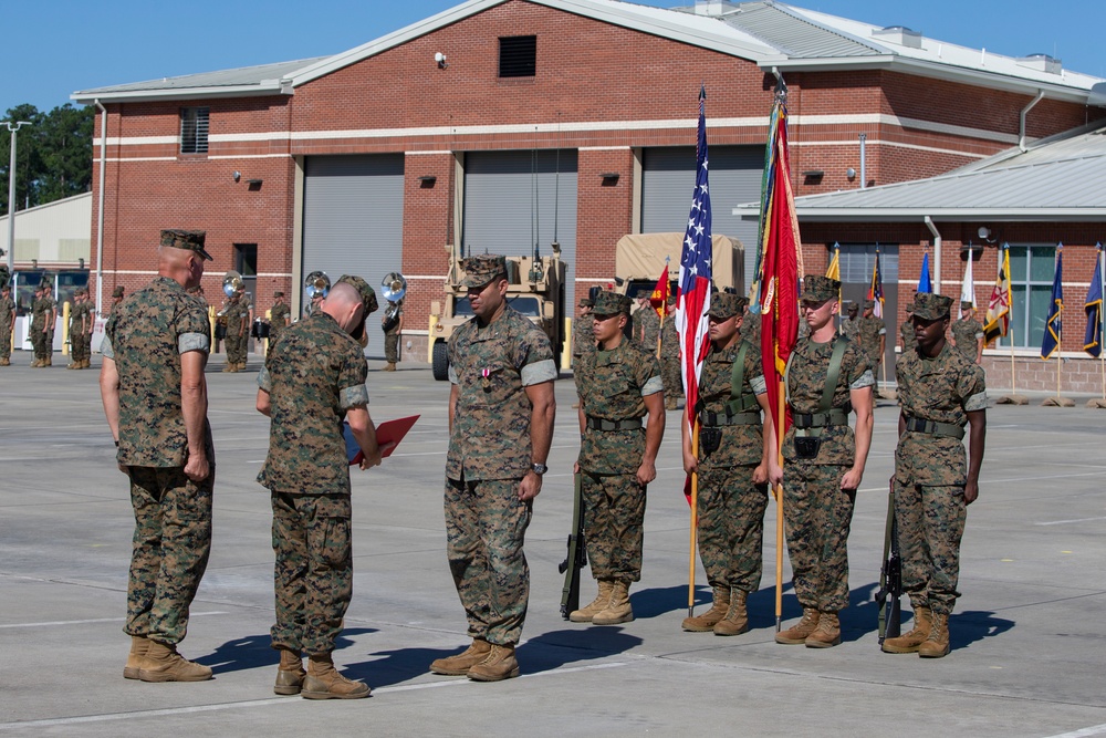 Marine Air Support Squadron 1 Change of Command