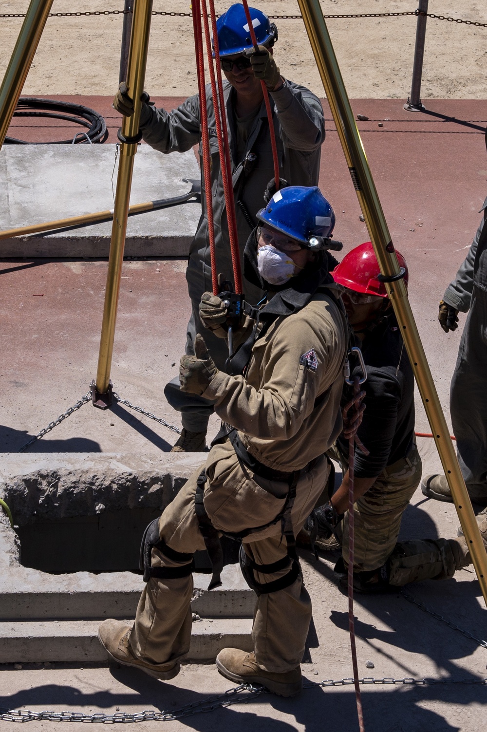 ANG firefighters and ITTF members conduct USAR training at PATRIOT 21