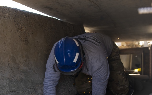 ANG firefighters and ITTF members conduct USAR training at PATRIOT 21