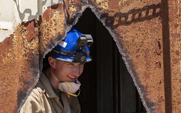 ANG firefighters and ITTF members conduct USAR training at PATRIOT 21