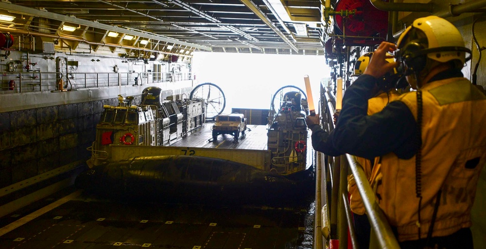 USS John P. Murtha (LPD 26) Well Deck Operations