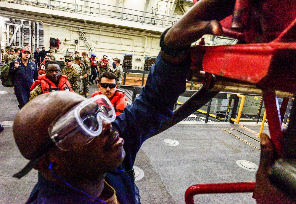 USS John P. Murtha (LPD 26) Well Deck Operations