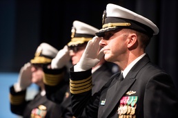 Michigan Blue Conducts Change of Command