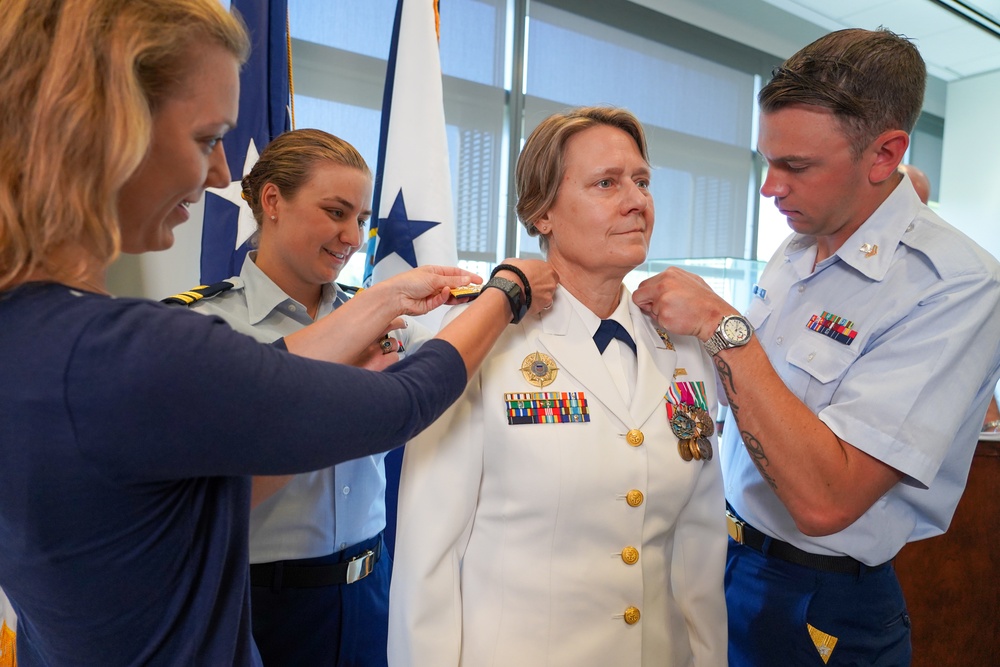 Vice Adm. Linda Fagan promoted to rank of admiral