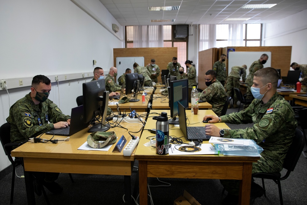 International cyber training event Midwest Croatia Kosovo Exercise Adriatic Thunder 2021