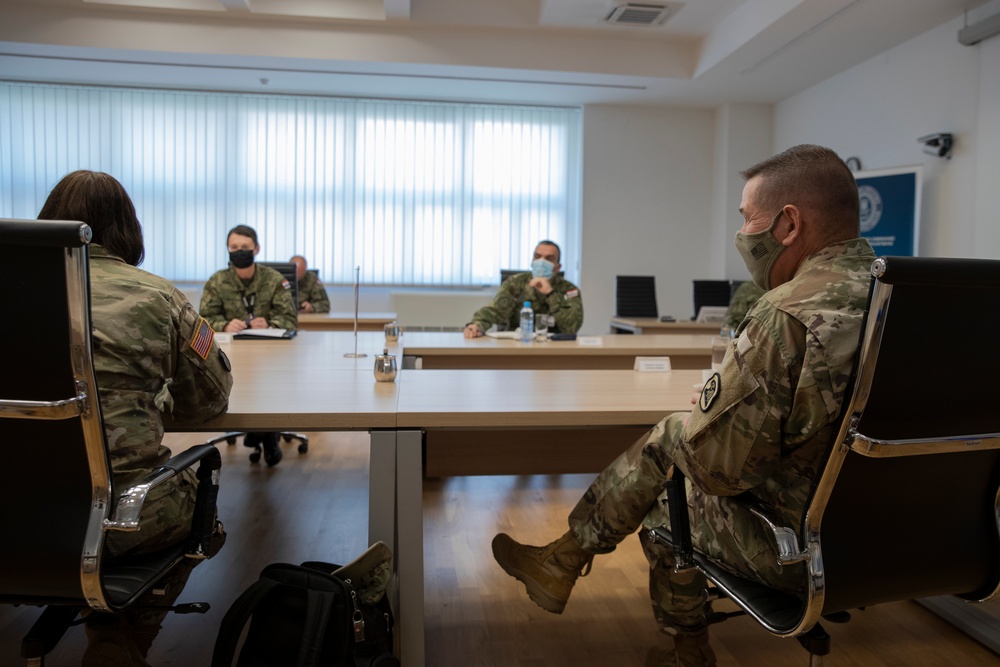 Iowa National Guard and Minnesota National Guard generals visit Croatia