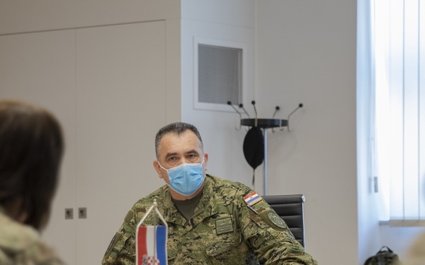 Iowa National Guard and Minnesota National Guard generals visit Croatia