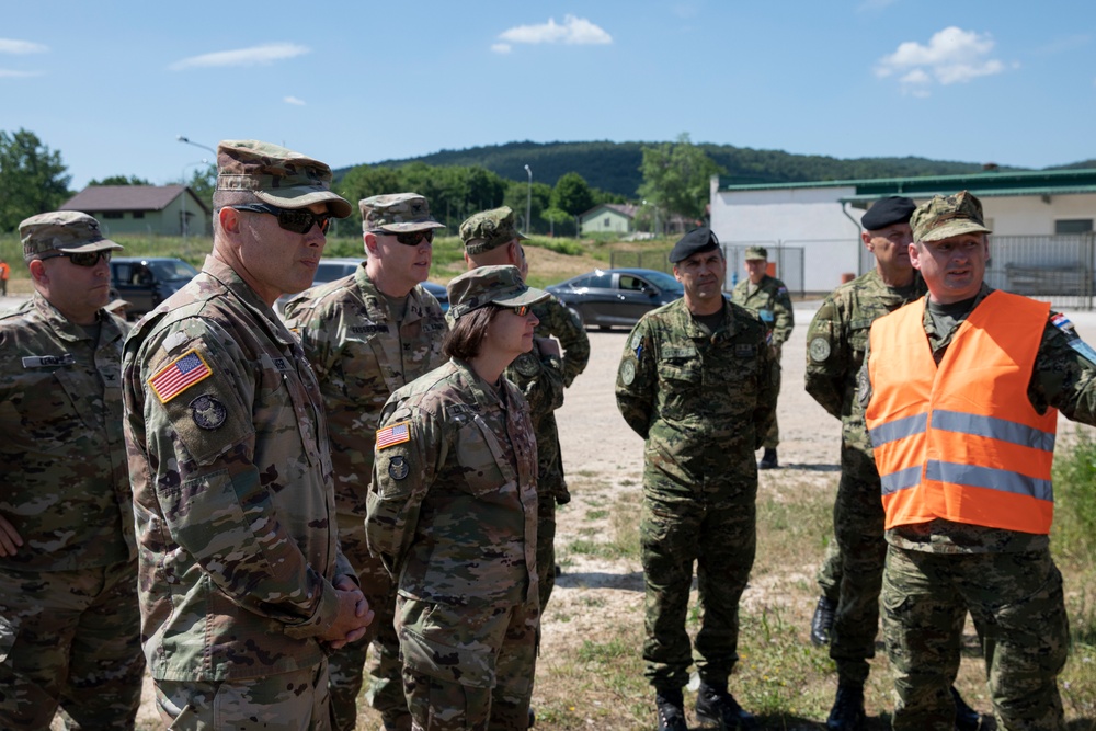 Iowa National Guard and Minnesota National Guard generals visit Croatia