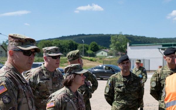 Iowa National Guard and Minnesota National Guard generals visit Croatia