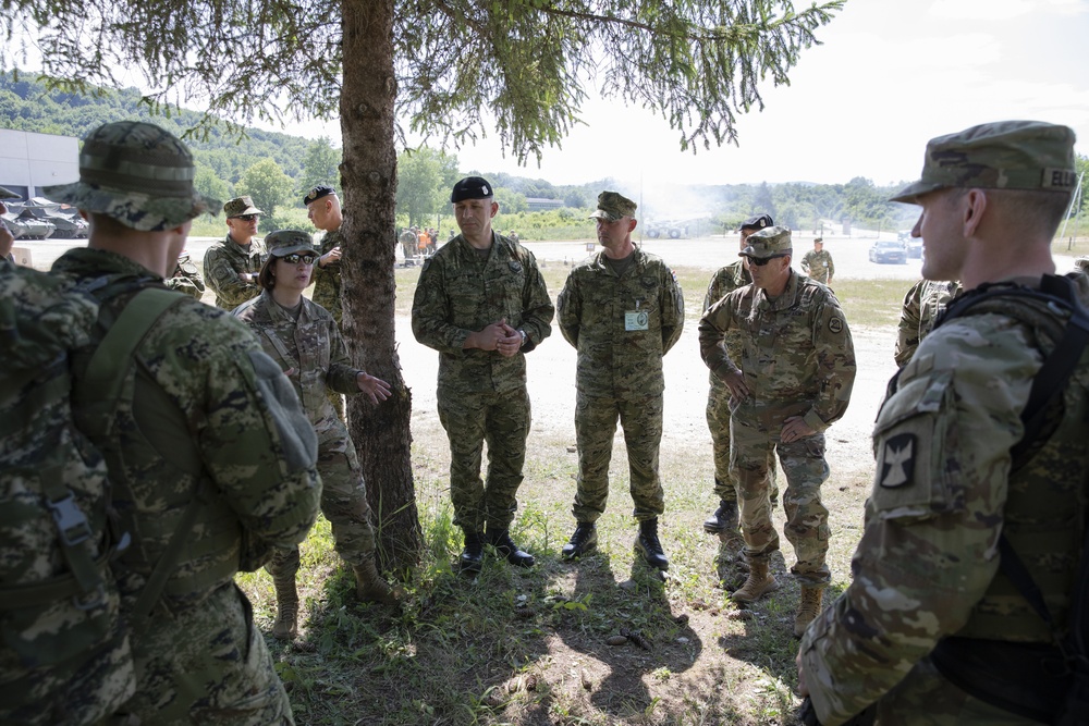 Iowa National Guard and Minnesota National Guard generals visit Croatia