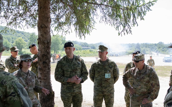 Iowa National Guard and Minnesota National Guard generals visit Croatia