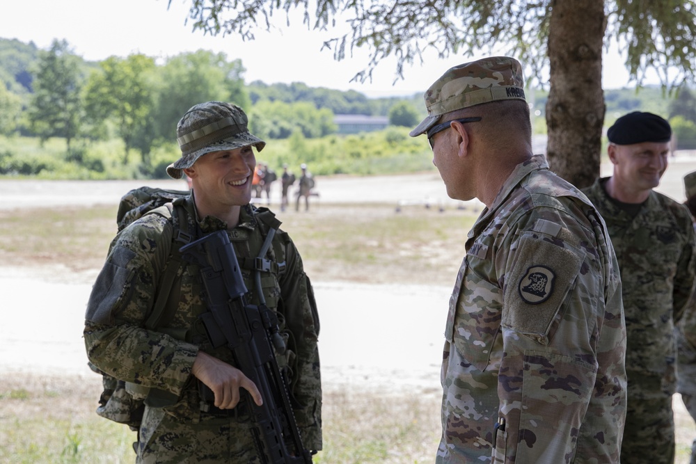 Iowa National Guard and Minnesota National Guard generals visit Croatia