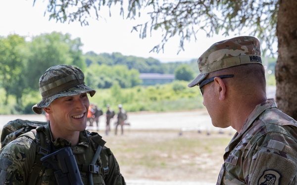 Iowa National Guard and Minnesota National Guard generals visit Croatia