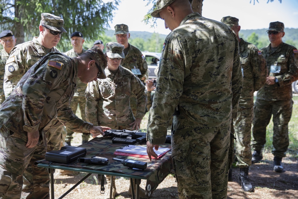 Iowa National Guard and Minnesota National Guard generals visit Croatia