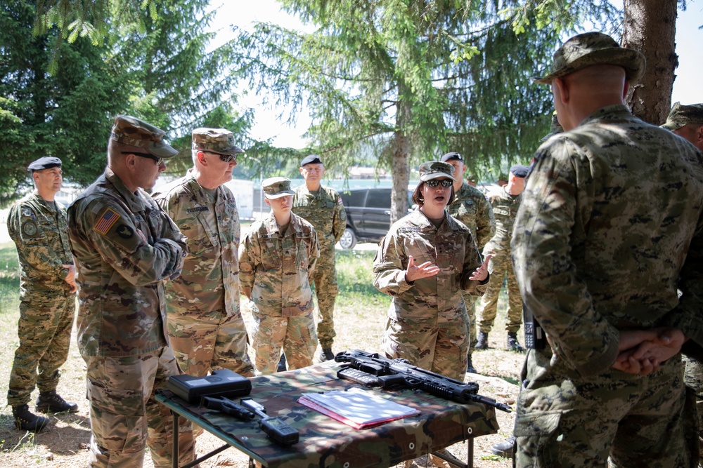 Iowa National Guard and Minnesota National Guard generals visit Croatia