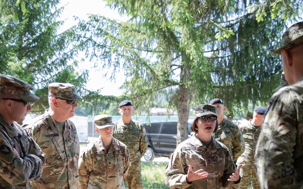 Iowa National Guard and Minnesota National Guard generals visit Croatia