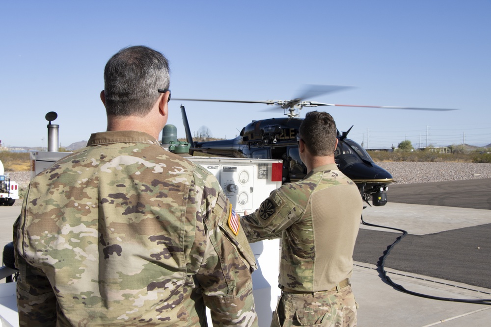 Guardsmen and Deputies team-up and fly to the rescue