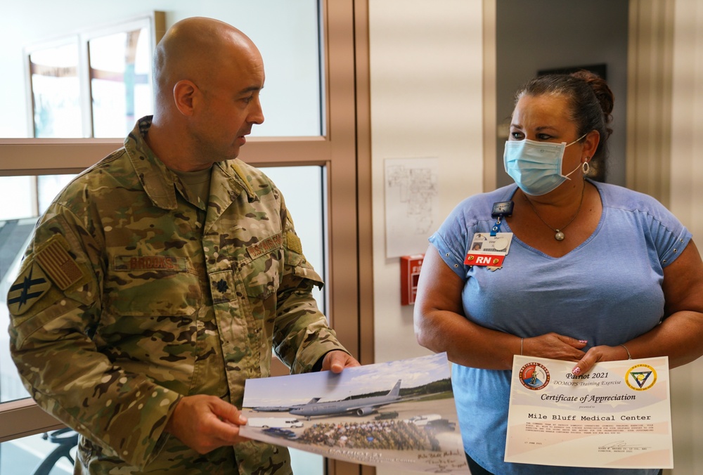 PATRIOT 21 leadership recognizes community support of exercise