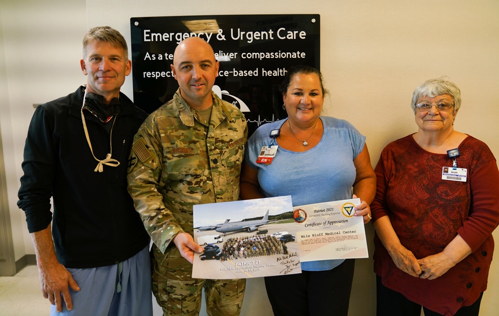 PATRIOT 21 leadership recognizes community support of exercise