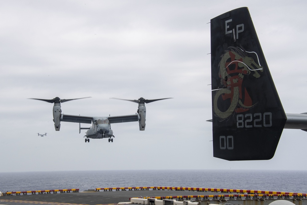 USS America (LHA 6) Conducts Flight Ops