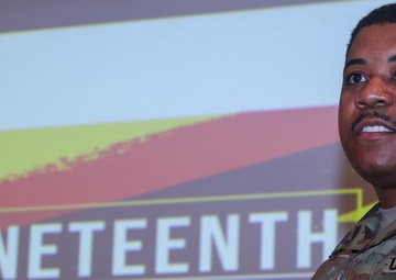 Dogface Soldiers learn about the history and meaning of Juneteenth