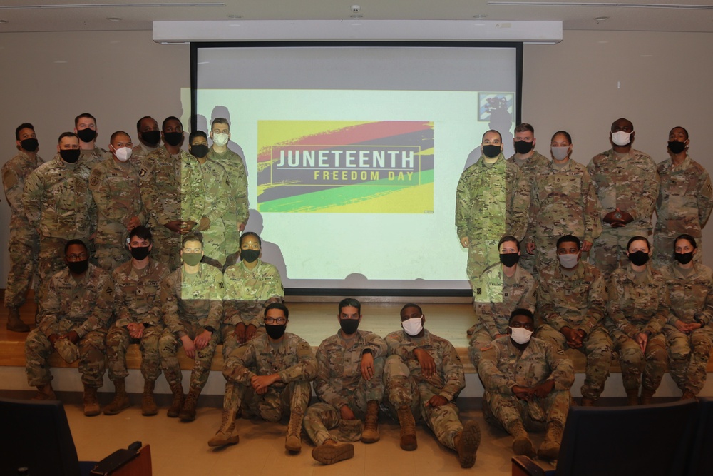 Dogface Soldiers learn about the history and meaning of Juneteenth