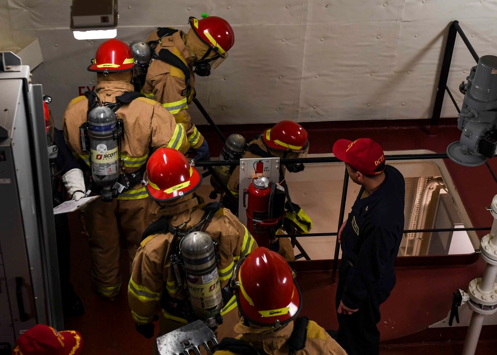 USS Hershel &quot;Woody&quot; Williams training