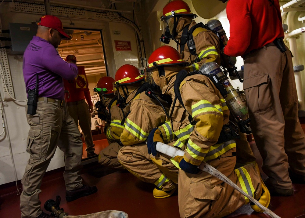 USS Hershel &quot;Woody&quot; Williams training