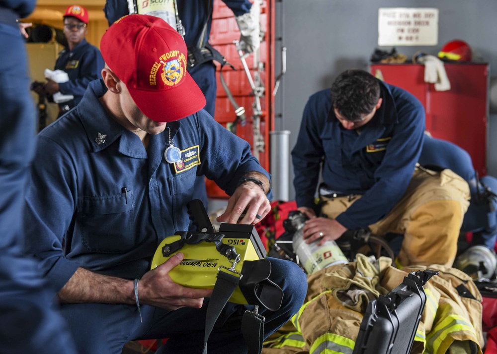 USS Hershel &quot;Woody&quot; Williams training
