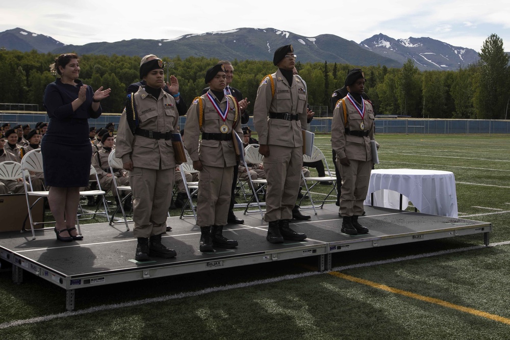 Alaska National Guard Youth ChalleNGe Program graduation ceremony 2021