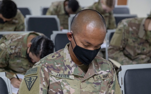 Competitors in-process during U.S. Army Central 2021 Best Warrior Competition