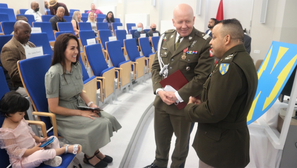 Area Support Group Poland Hosts Official Change of Command Ceremony