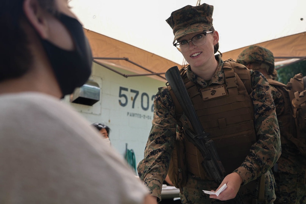 Disbursing Marines Conduct Financial Exercise