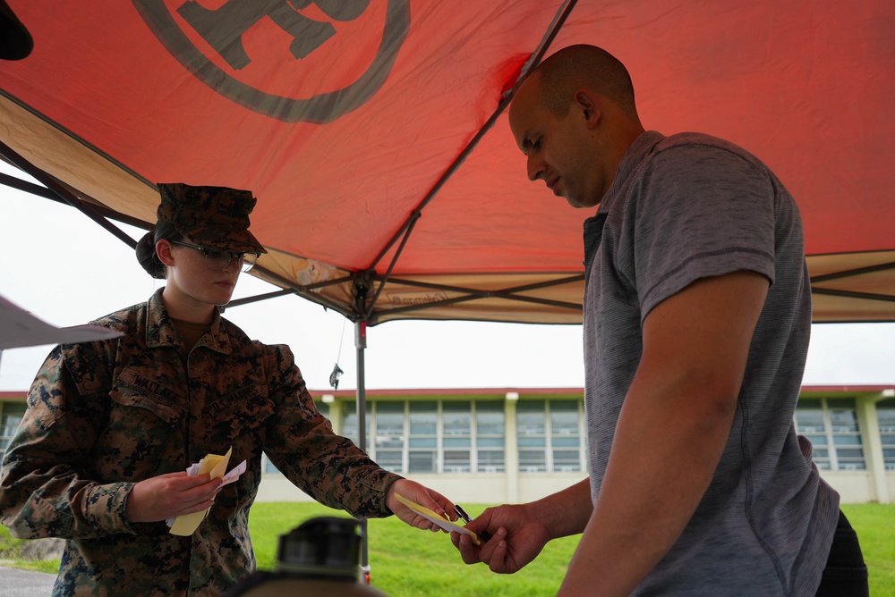 Disbursing Marines Conduct Financial Exercise