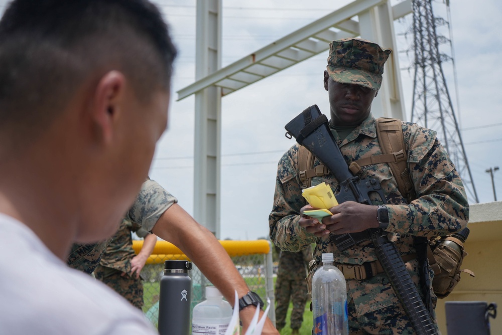 Disbursing Marines Conduct Financial Exercise