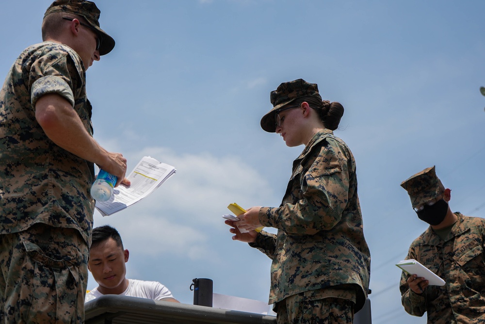 Disbursing Marines Conduct Financial Exercise