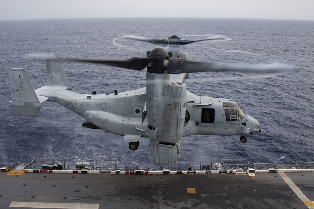 USS America (LHA 6) Conducts Flight Operations